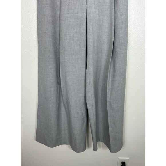 Maeve Anthropologie NWT High Waist Wide Leg Pleat Front Trousers Gray XS Office - Picture 5 of 8